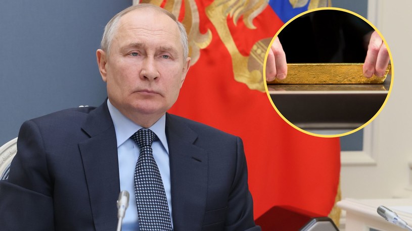 Władimir Putin uszczuplił gromadzone przez lata rezerwy złota /MIKHAIL METZEL/SPUTNIK/AFP, FRANK RUMPENHORST/DPA/AFP /AFP