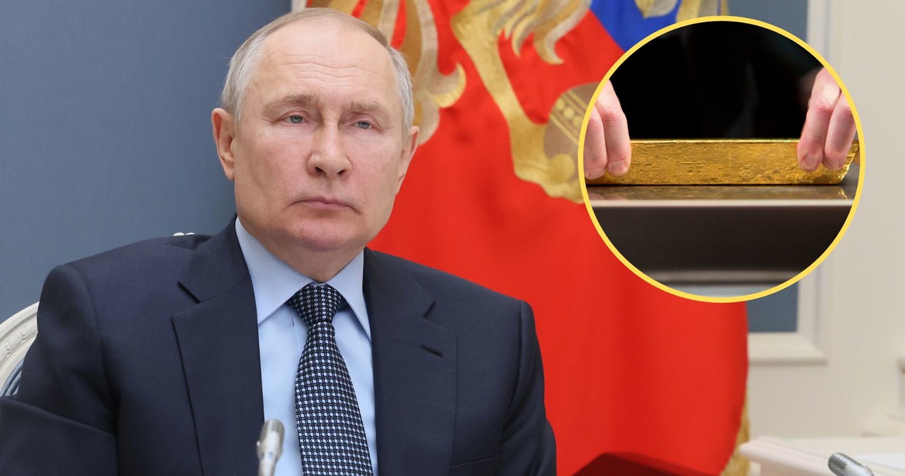 Władimir Putin uszczuplił gromadzone przez lata rezerwy złota /MIKHAIL METZEL/SPUTNIK/AFP, FRANK RUMPENHORST/DPA/AFP /AFP