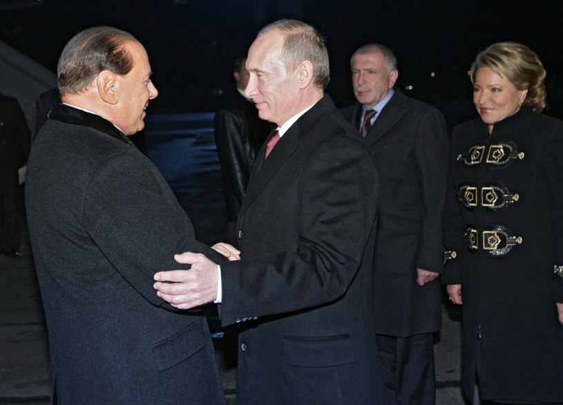 Władimir Putin, Walentina Matwijenko, Silvio Berlusconi /SPUTNIK/EAST NEWS /East News