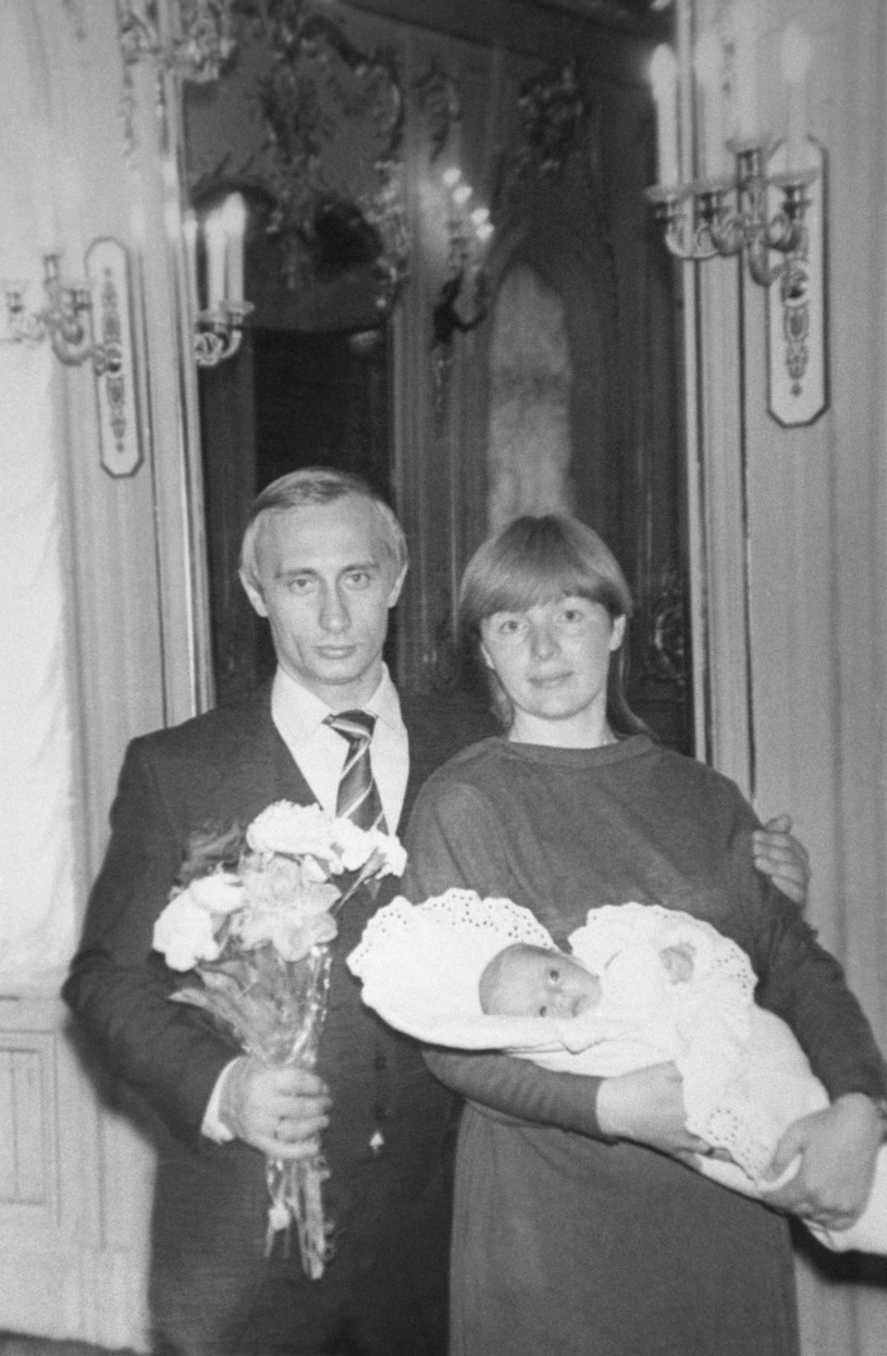 Władimir Putin z pierwszą żoną /Agencja FORUM