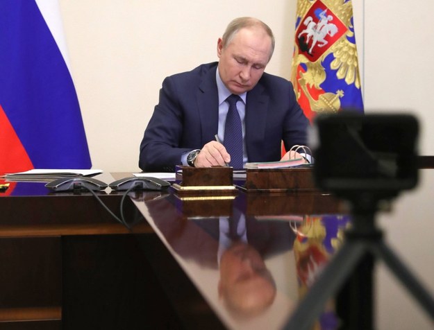 Władimir Putin /MIKHAIL KLIMENTYEV / KREMLIN / SPUTNIK POOL /PAP/EPA
