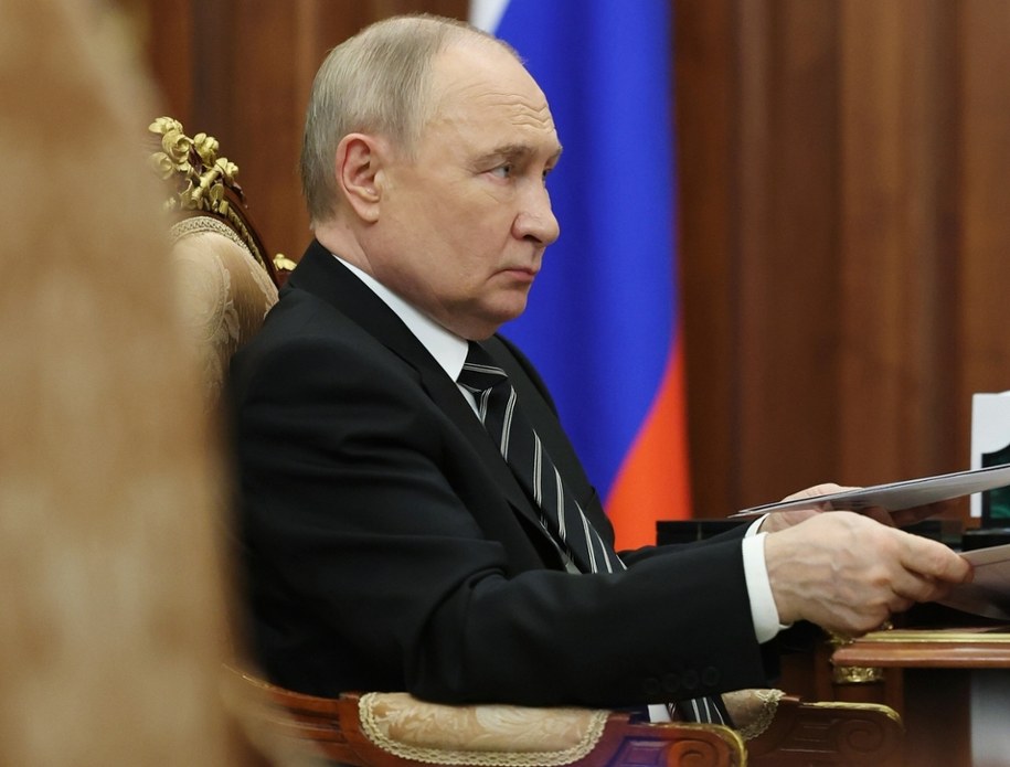 Władimir Putin /KEVIN DIETSCH/PAP/EPA/VYACHESLAV PROKOFYEV / SPUTNIK / KREMLIN POOL /PAP