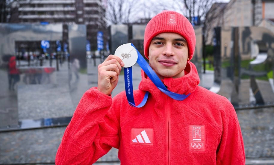 Władimir Semirunnij z olimpijskim srebrem /Paweł Skraba /PAP