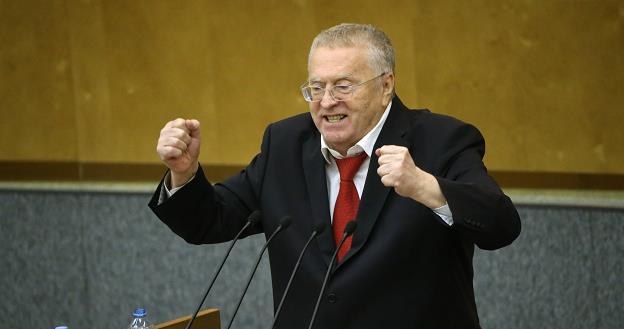 Władimir Żyrinowski, lider LDPR . Fot. Michaił Swietłow /Getty Images/Flash Press Media