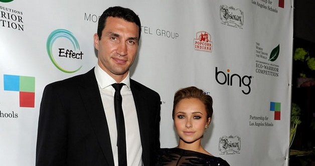 Władymir Kliczko i Hayden Panettiere /Michael Buckner  /Getty Images