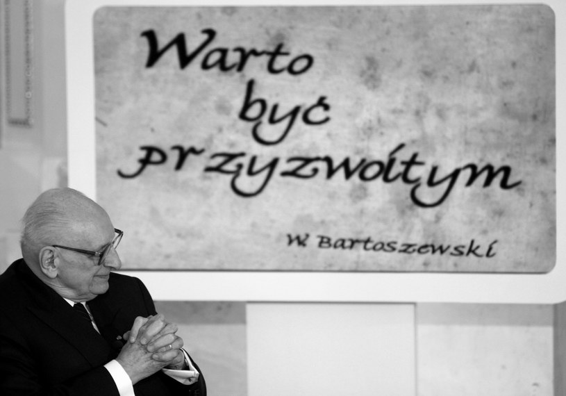 Władysław Bartoszewski /Bartłomiej Zborowski /PAP