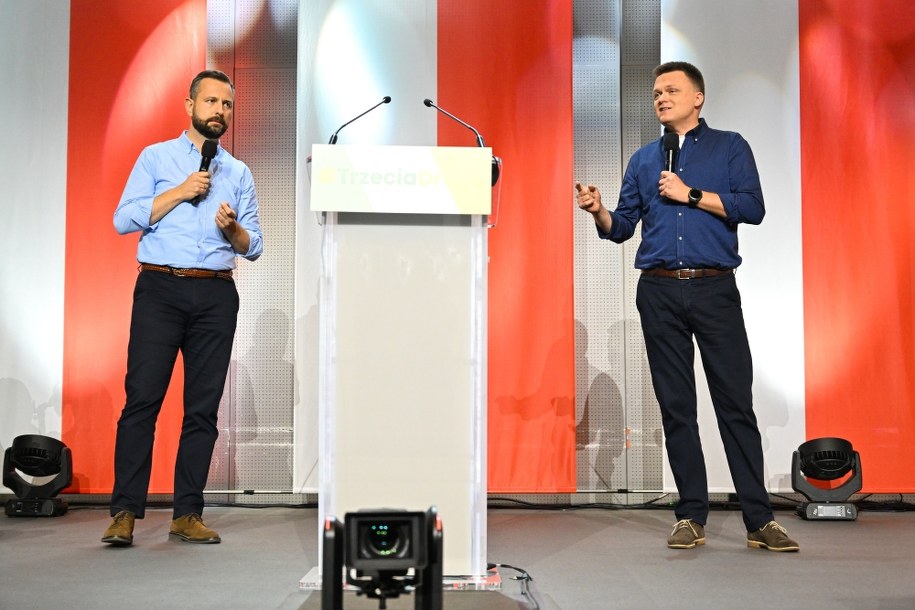 Władysław Kosiniak-Kamysz i Szymon Hołownia /Piotr Polak /PAP