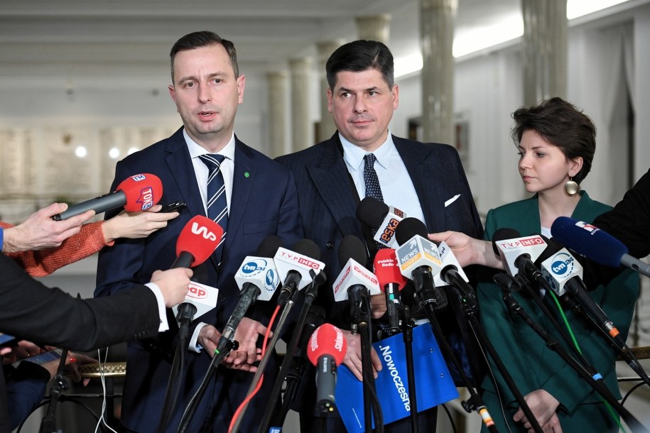 Władysław Kosiniak-Kamysz, Paweł Pudłowski i  Monika Rosa /Jacek Turczyk /PAP