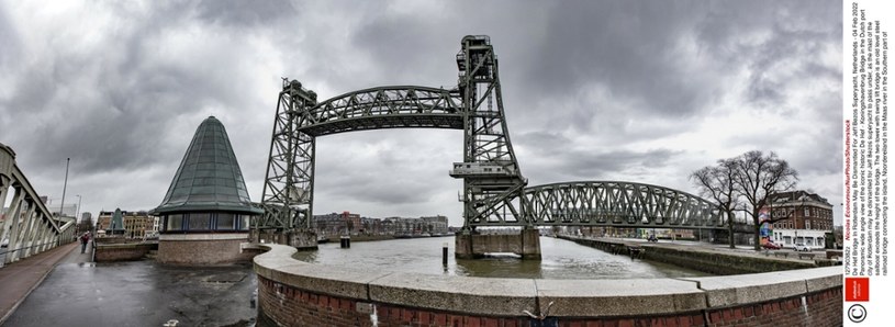 Władze Rotterdamu nie zgodziły się, aby na potrzeby jachtu miliardera został rozmontowany na jeden dzień historyczny most zwany 'De Hef' /East News