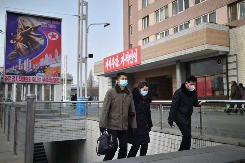 Władze wprowadziły lockdown w stolicy Korei Północnej /Kim Won-Jin /AFP