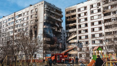 Władze Zaporoża: Ponad 300 mieszkań uszkodzonych po rosyjskim ostrzale [ZAPIS RELACJI]