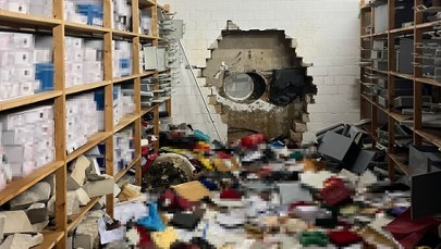 Włamanie jak z filmu. Złodzieje przewiercili się do skarbca banku 
