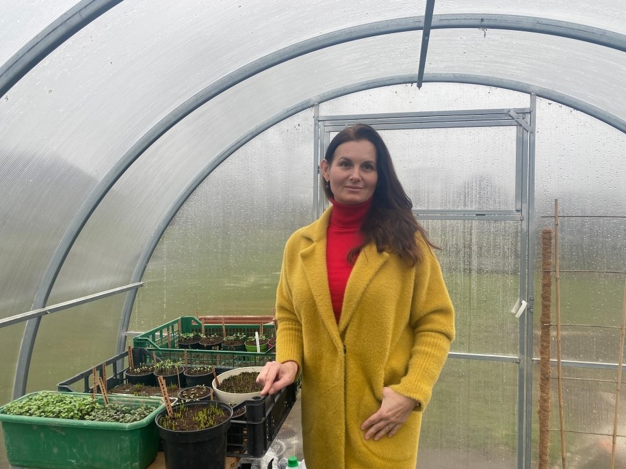 Właścicielka gospodarstwa - Agnieszka Zwolińska /Magdalena Grajnert /RMF FM