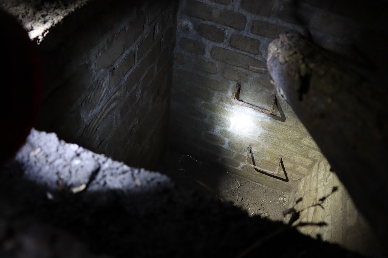 Właz do tunelu w bunkrach w Mamerkach otwarty! 