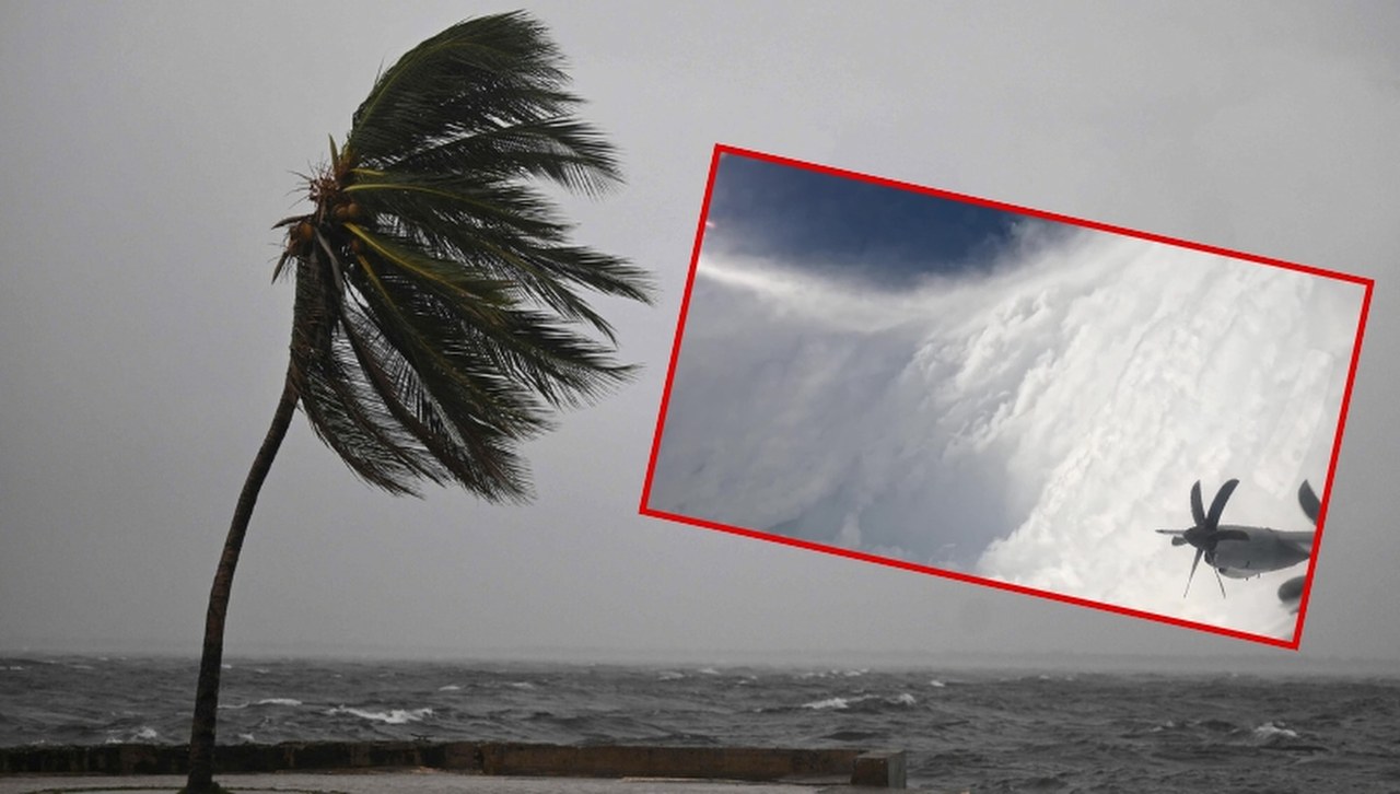 Wlecieli w oko huraganu Melissa. Brakuje słów, oglądając te nagrania