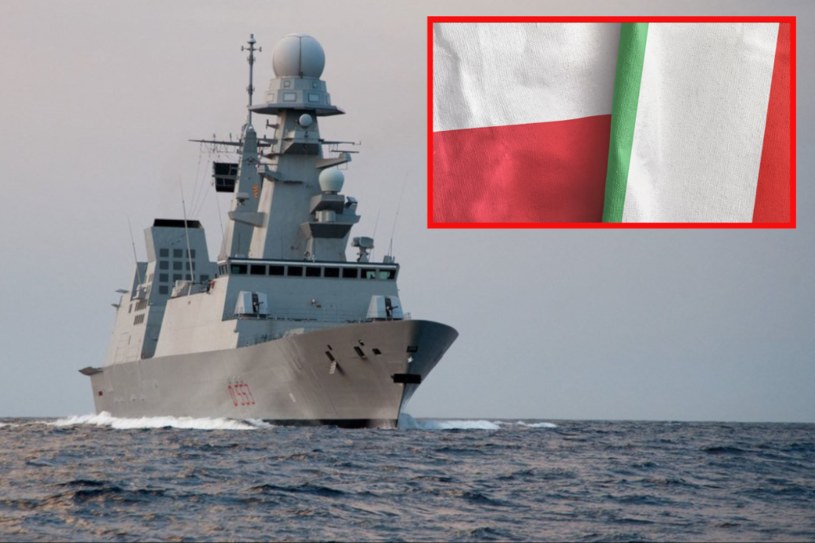 Włochy wysyłają do Polski swój potężny okręt wojenny /@WarshipPorn /Twitter