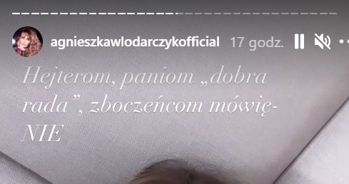 Włodarczyk odpowiedziała krytykom jej traktowania kota, https://www.instagram.com/agnieszkawlodarczykofficial/