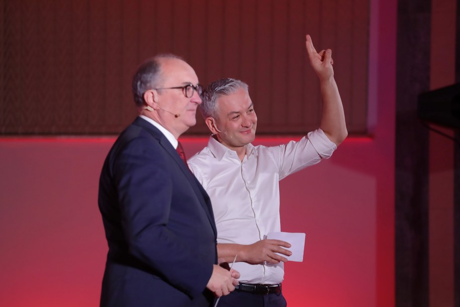 Włodzimierz Czarzasty i Robert Biedroń /Albert Zawada /PAP