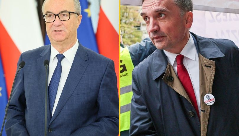 Włodzimierz Czarzasty i Zbigniew Ziobro /Wojciech Olkuśnik, Anita Walczewska /East News