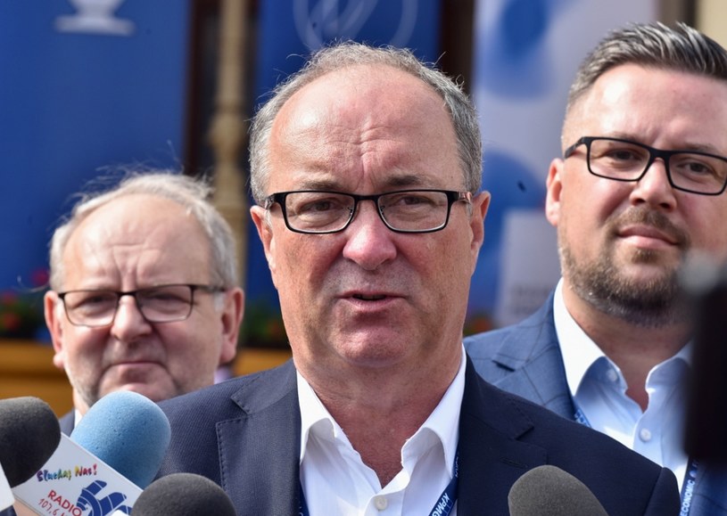 Włodzimierz Czarzasty na konferencji prasowej SLD w Krynicy /Artur Barbarowski /East News