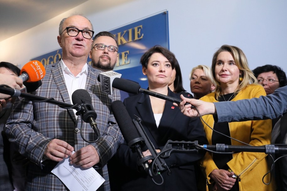 Włodzimierz Czarzasty po posiedzeniu Rady Krajowej SLD /Paweł Supernak /PAP