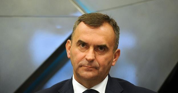 Włodzimierz Karpiński, minister skarbu. Fot. Mieczysław Włodarski /Reporter