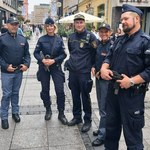 Włoscy policjanci na ulicach Wrocławia