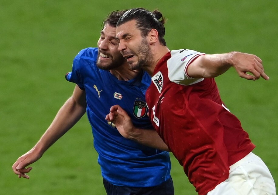 Włosi pokonali Austriaków po dogrywce. Wynik: 2:1 /Laurence Griffiths / POOL /PAP/EPA