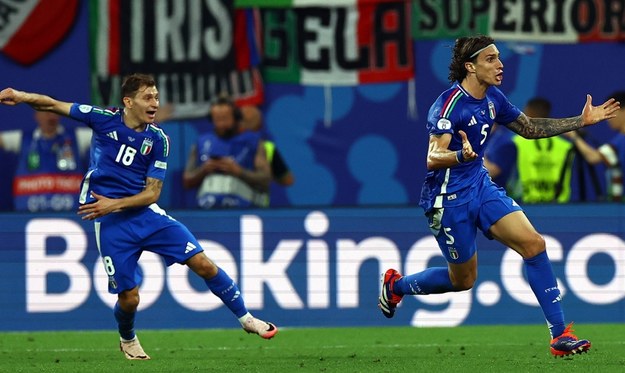 Włosi uratowali remis z Chorwacją 1:1 dzięki bramce w doliczonym czasie gry /FILIP SINGER /PAP/EPA