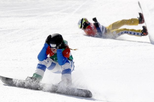 Włoska snowboardzistka Michela Moioli zdobyła złoty medal igrzysk olimpijskich /Sergei Ilnitsky /PAP/EPA
