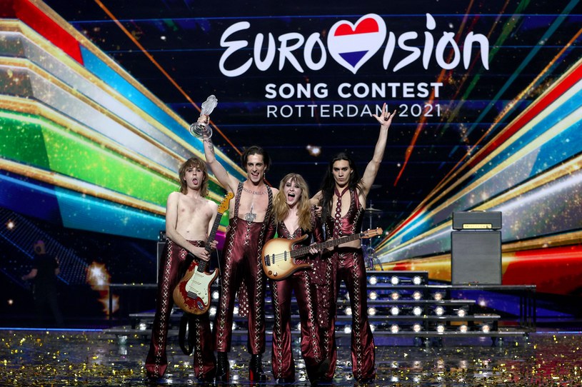 Włoski zespół Maneskin wygrał Eurowizję 2021 /Dean Mouhtaropoulos /Getty Images