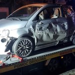 Włoskie cacko posklejane taśmą i trytytkami. Ten Abarth miał ciężkie życie