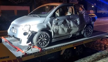 Włoskie cacko posklejane taśmą i trytytkami. Ten Abarth miał ciężkie życie