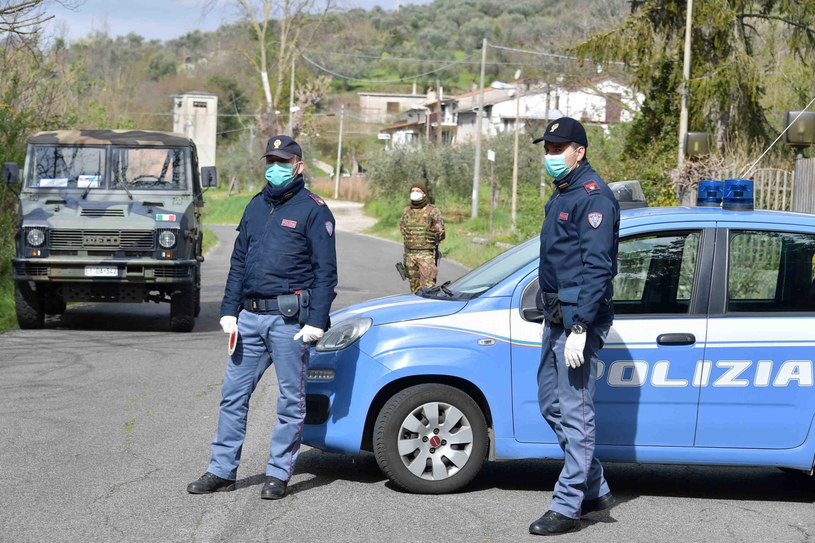 Włoskie MSW: Znaczny spadek przestępstw w okresie epidemii. /EMILIANO GRILLOTTI /PAP/EPA