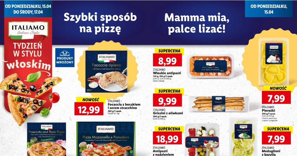 Włoskie pizze i nie tylko w ofercie Lidla! /Lidl /INTERIA.PL