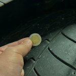 opony Włóż monetę w oponę. Jeśli widzisz to, mandat masz w kieszeni