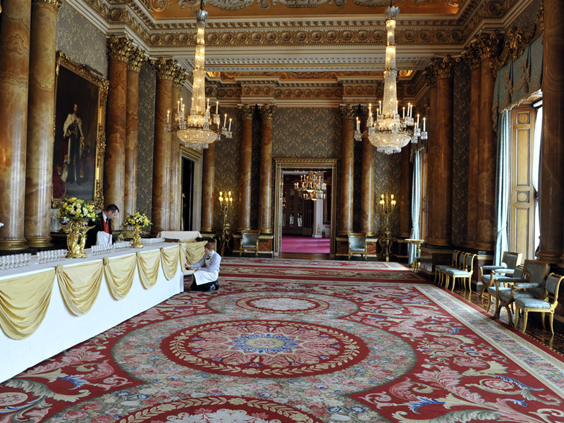 Wnętrza pałacu Buckingham są już przygotowywane na wielką uroczystość &nbsp; /Getty Images/Flash Press Media