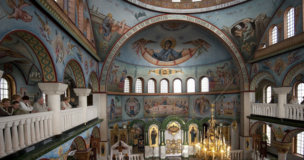 Wnętrze cerkwi Hagia Sophia w Białymstoku /Michał Kość /East News