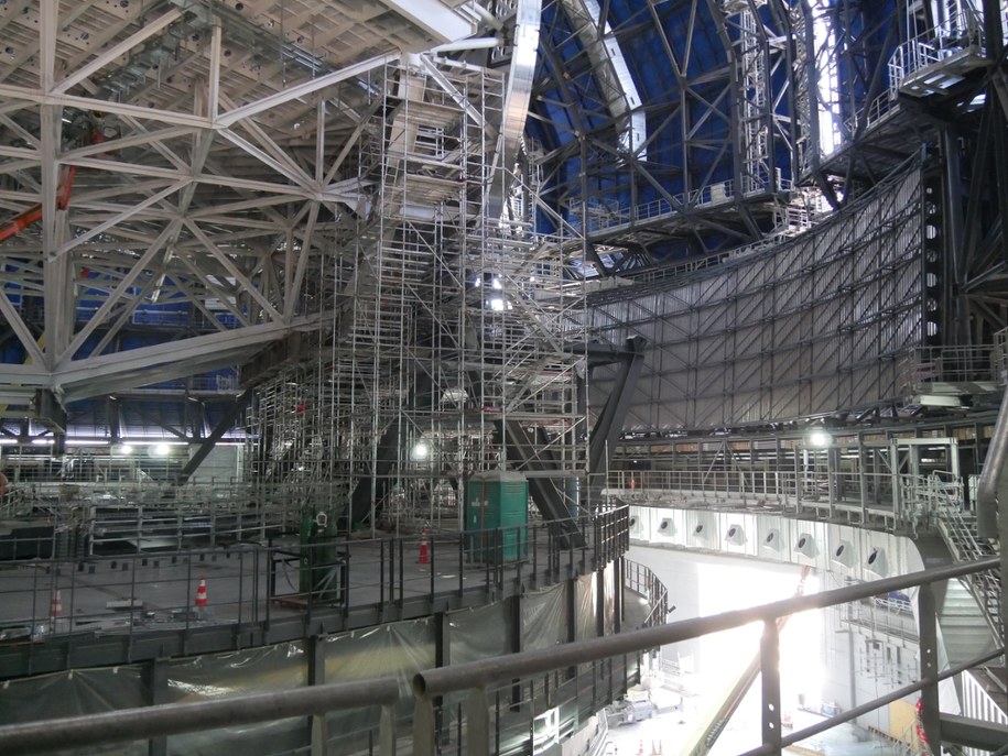 Wnętrze kopuły ELT /Fot. Grzegorz Jasiński /RMF FM