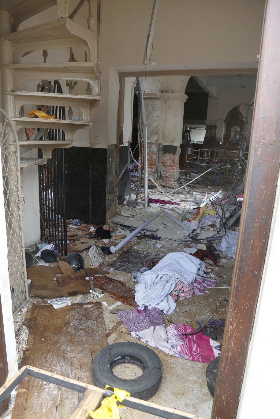 Wnętrze kościoła w Kolombo /M.A. PUSHPA KUMARA /PAP/EPA