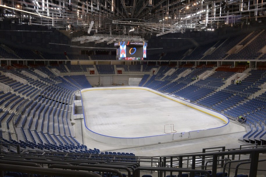 Wnętrze Kraków Areny /Jacek Bednarczyk /PAP
