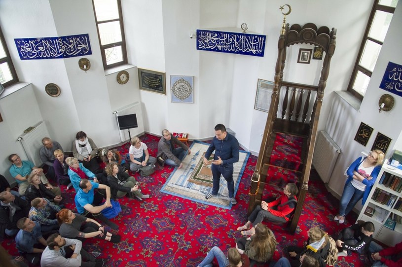 Wnętrze meczetu im. Dżamala ad-Din al-Afghaniego w Gdańsku /Wojciech Strozyk/REPORTER /East News