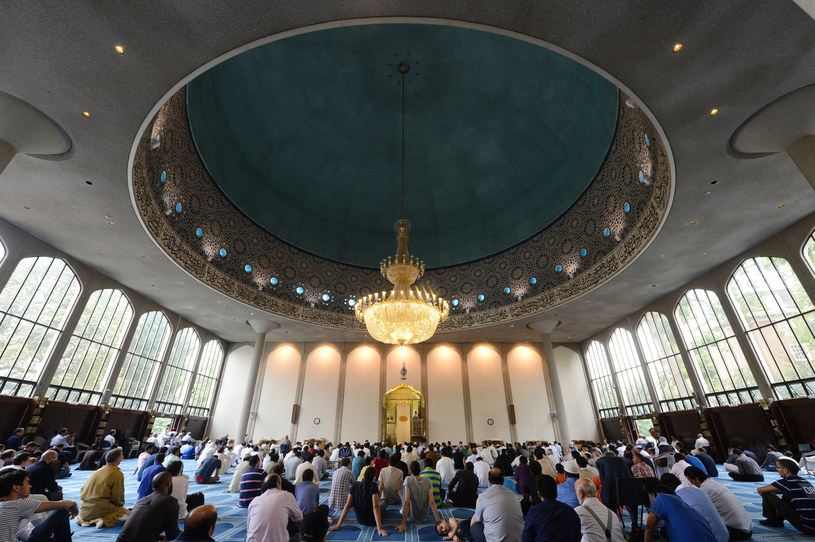 Wnętrze meczetu, w którym doszło do ataku /AFP