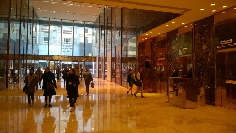 Wnętrze Trump Tower /INTERIA.PL
