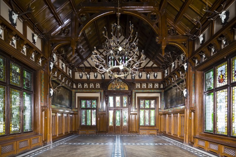 Wnętrze Zameczku Myśliwskiego Promnice /Muzeum Zamkowe w Pszczynie /