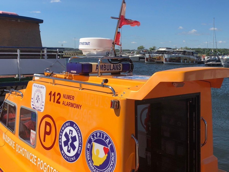 Wodna karetka w bazie MOPR w Giżycku /Piotr Bułakowski /RMF FM