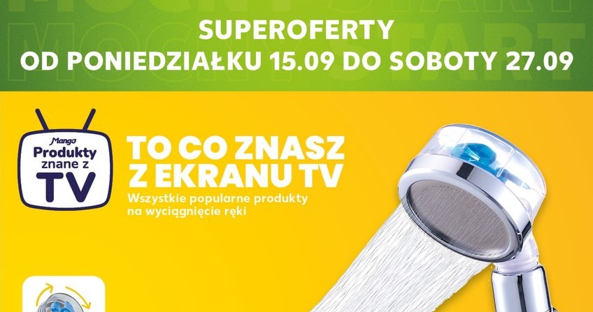 Wodooszczędna suchawka prysznicowa Aquadon Ecotornado w Kauflandzie /Kaufland /INTERIA.PL