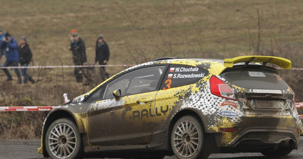 Wojciech Chuchała - Sebastian Rozwadowski  (Ford Fiesta R5). Fot. Marek Wicher /INTERIA.PL