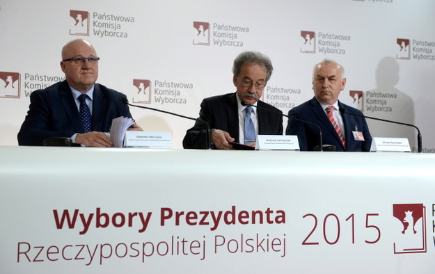 Wojciech Hermeliński, Sylwester Marciniak i Wiesław Kozielewicz /PAP/Bartłomiej Zborowski /PAP