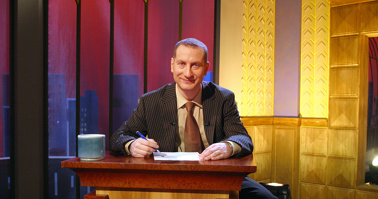 Wojciech Jagielski był prowadzącym jednosezonowego teleturnieju "Wielka draka o dzieciaka". /AKPA